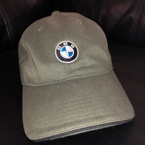 BMW olive green hat